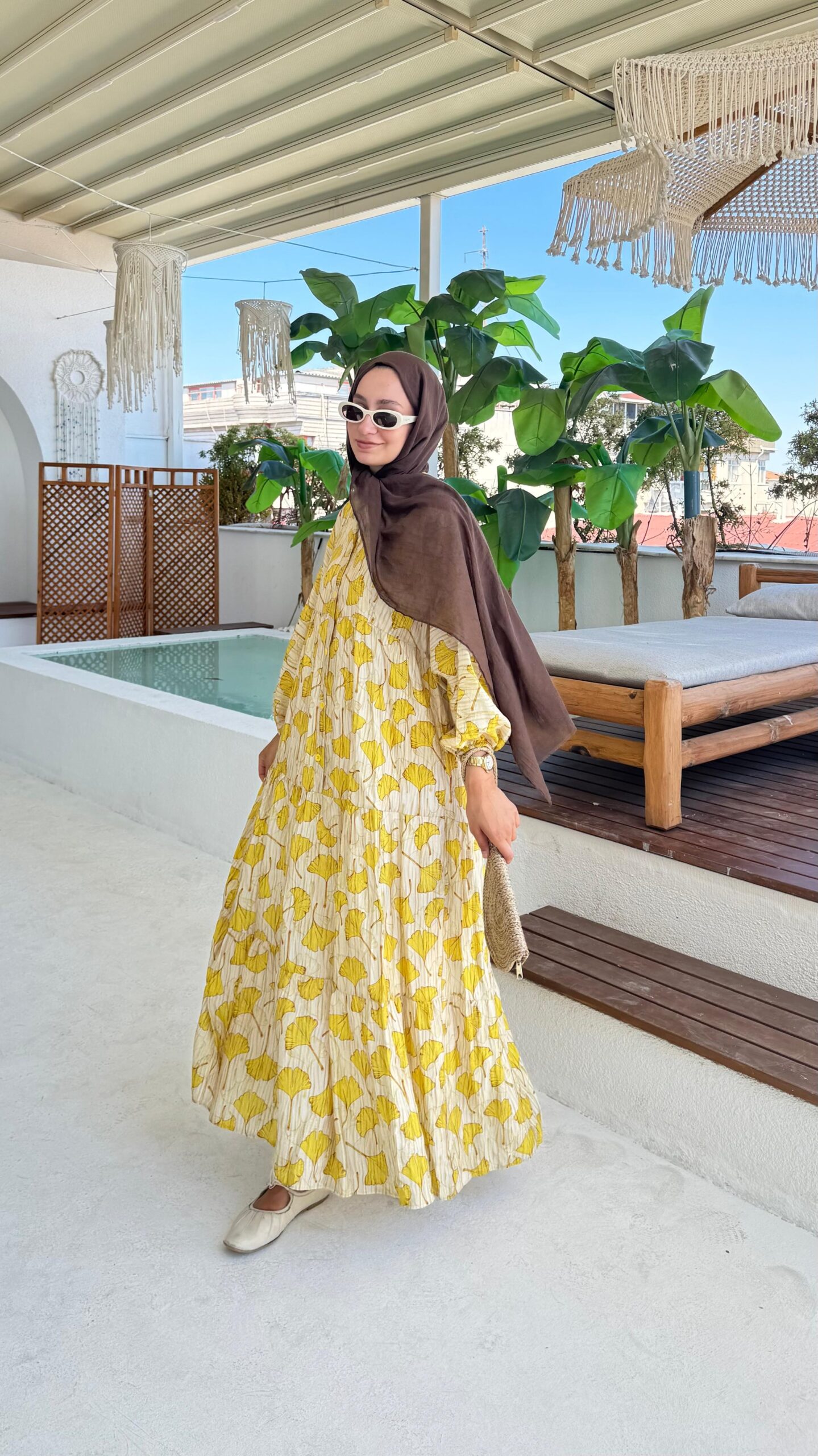 image_1950-1038.jpg Mila Elbise - Sarı - Görsel 1