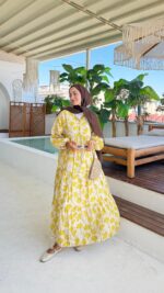 Mila Elbise - Sarı - Görsel 2