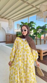 Mila Elbise - Sarı - Görsel 3