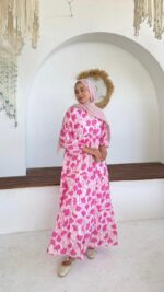 Mila Elbise - Pembe - Görsel 4