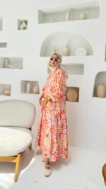 Miya Elbise - Turuncu - Görsel 8