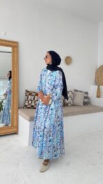 Miya Elbise - Mavi - Görsel 2