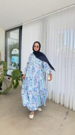 Miya Elbise - Mavi - Görsel 7