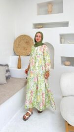 Miya Elbise - Yeşil - Görsel 2