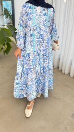 Miya Elbise - Mavi - Görsel 9