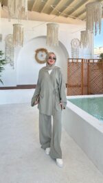 Pure Kimono Takım - Soft Yeşil