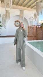 Pure Kimono Takım - Soft Yeşil - Görsel 2