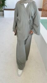 Pure Kimono Takım - Soft Yeşil - Görsel 6