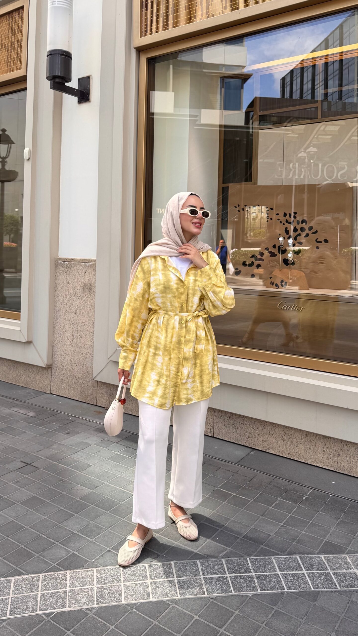 image_1950-1128.jpg Blurr Gömlek - Sarı - Görsel 1