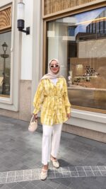 Blurr Gömlek - Sarı - Görsel 2