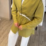 Keten Gömlek - Yeşil