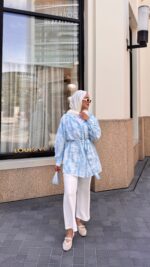 Blurr Gömlek - Mavi - Görsel 3