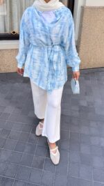 Blurr Gömlek - Mavi - Görsel 6