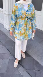 Ferida Gömlek - Mavi - Görsel 3