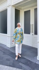 Ferida Gömlek - Mavi - Görsel 6