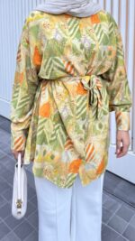 Ferida Gömlek - Yeşil - Görsel 2