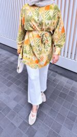 Ferida Gömlek - Yeşil - Görsel 3