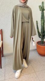 Lena Oyşo Takım - Haki - Görsel 3