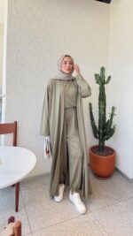 Lena Oyşo Takım - Haki - Görsel 4