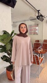 Lalin Oyşo Takım - Bej - Görsel 3