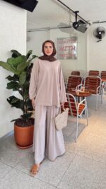 Lalin Oyşo Takım - Bej - Görsel 4