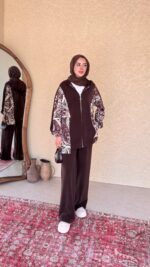 Yare Geçişli Takım - Kahverengi - Görsel 6