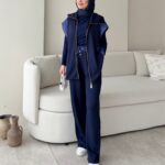 Tuşe Yelek Takım - Lacivert