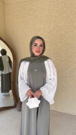 Hona Oyşo Elbise - Adaçayı - Görsel 4