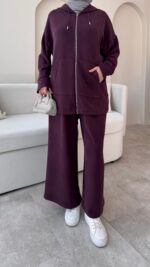 Küba Oyşo Takım - Mürdüm - Görsel 7