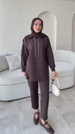 Gua Zincir Scuba Takım - Acı Kahve - Görsel 3