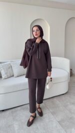 Gua Zincir Scuba Takım - Acı Kahve - Görsel 6