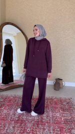 Rena Oyşo Takım - Mürdüm - Görsel 3