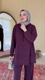 Rena Oyşo Takım - Mürdüm - Görsel 4