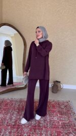 Rena Oyşo Takım - Mürdüm - Görsel 7