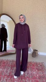 Rena Oyşo Takım - Mürdüm - Görsel 8