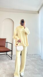 Aysu Oyşo Takım - Sarı - Görsel 2