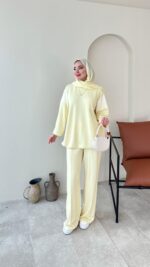 Aysu Oyşo Takım - Sarı - Görsel 3