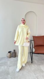 Aysu Oyşo Takım - Sarı - Görsel 9