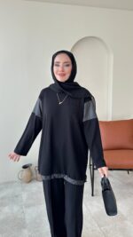 Aysu Oyşo Takım - Siyah - Görsel 3