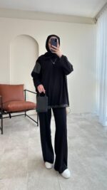 Aysu Oyşo Takım - Siyah - Görsel 5