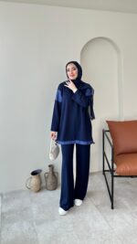 Aysu Oyşo Takım - Lacivert - Görsel 2