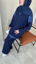 Aysu Oyşo Takım - Lacivert - Görsel 3