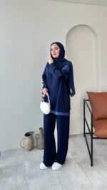 Aysu Oyşo Takım - Lacivert - Görsel 7