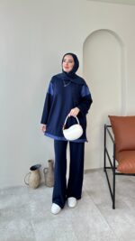 Aysu Oyşo Takım - Lacivert - Görsel 8