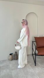 Aysu Oyşo Takım - Beyaz - Görsel 2