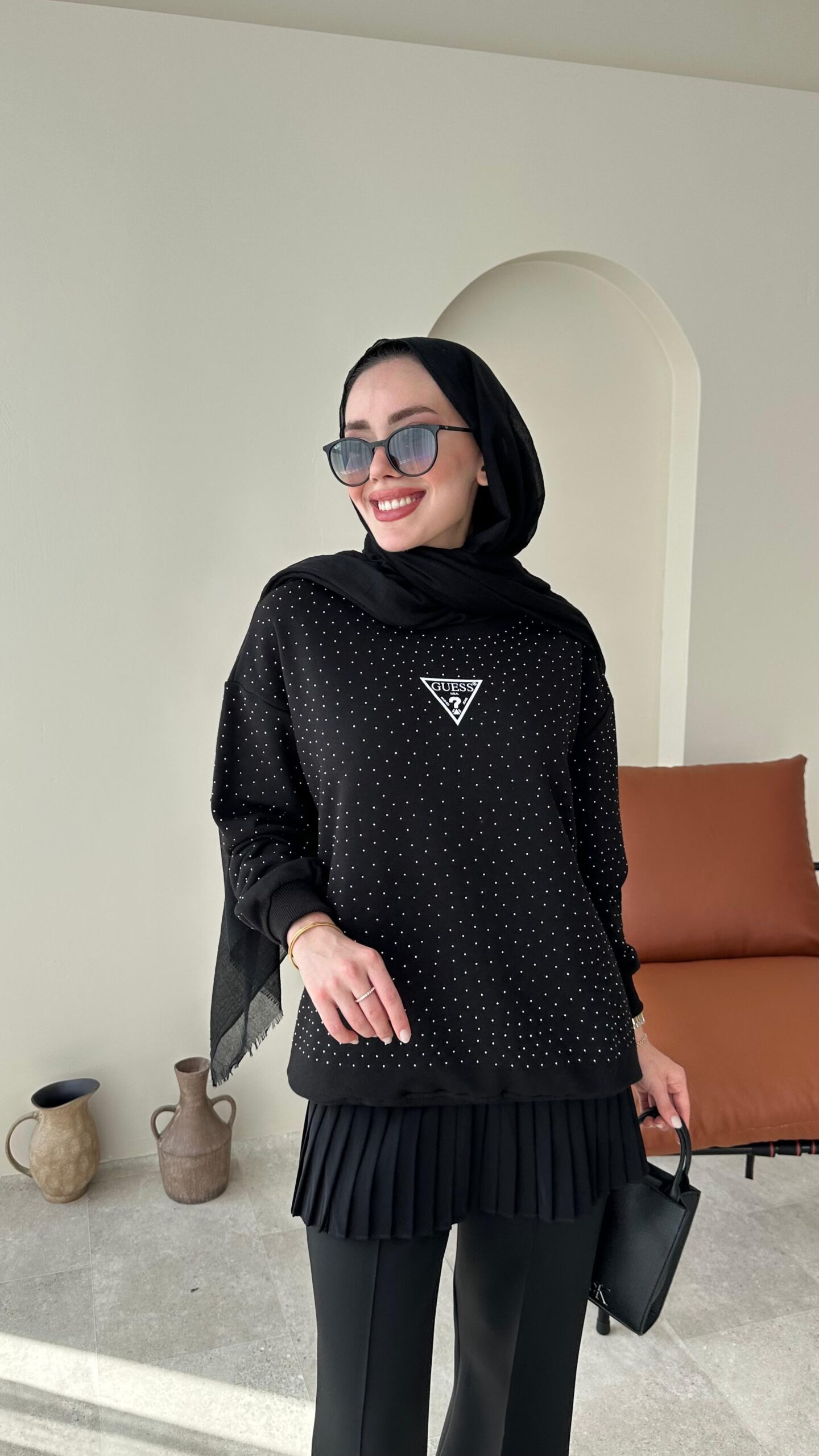 image_1950-1494.jpg Muadil Sweat - Siyah - Görsel 1