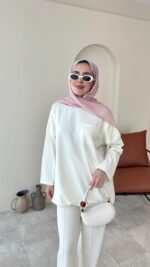 Aysu Oyşo Takım - Beyaz - Görsel 9