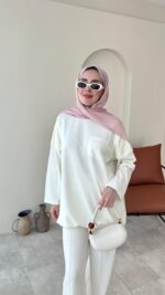 Aysu Oyşo Takım - Beyaz - Görsel 9