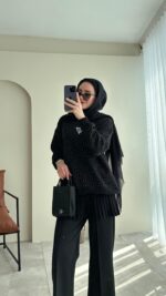 Muadil Sweat - Siyah - Görsel 6