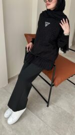 Muadil Sweat - Siyah - Görsel 7